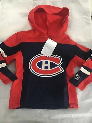 Montreal Canadiens NEW 3T Toddler Drift Hoodie Sweatshirt . NHL Hockey Kid NWT  • $25.69