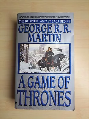 A Game Of Thrones (George R.R. Martin 1997) First 1st Edition Paperback Book  • $29.95