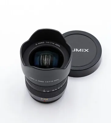 LUMIX G VARIO 7-14mm F/4 ASPH. LENS FOR MICRO FOUR THIRDS MOUNT CAMERAS • $395