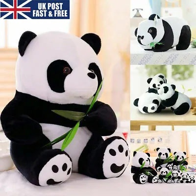 £9.99 • Buy Giant Bamboo PANDA TEDDY BEAR Stuffed Cuddly Soft Toy Pillow Doll Home Kids Gift