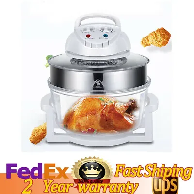 17L Glass Turbo Air Fryer Convection Oven Roaster Electric Cooker 110V Oil Free • $62.70