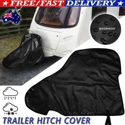 $18.35 • Buy Universal Caravan Trailer Towing Hitch Tow Ball Lock Coupling Waterproof Cover