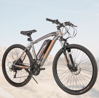 $1049 • Buy Electric Mountain Bike Adults 29  Tire 350 Mens Shimano 21 Speed LED Odometer