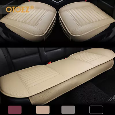 Leather Car Seat Cover Set Full Surround Universal For Auto Interior Accessories • $29.99