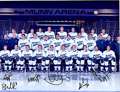 2023-24 Michigan State Spartans Hockey TEAM SIGNED AUTO Photo 8.5x11 NIGHTINGALE • $79.99