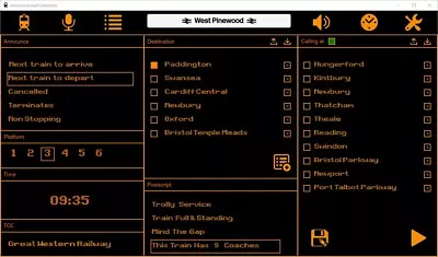 Train Station Announcement Generator Software - 2k Sound Version • £22