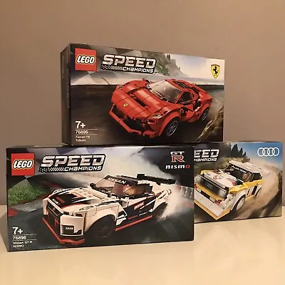 £99.98 • Buy LEGO Speed Champions 76895 Ferrari 76896 Nissan 76897 Audi NEW And Sealed!