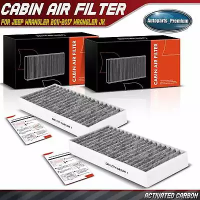 Activated Carbon Cabin Air Filter For Jeep Wrangler 2011-2017 Wrangler JK 2018 • $9.59