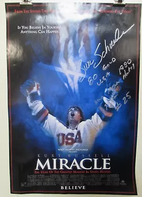 Miracle - Disney Movie Poster - Signed/Auto Buzz Schneider 13  X 19  - In Tube • $99.99