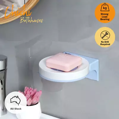 Soap Dish Soap Holder Adhesive Soap Tray Bathroom And Caravan Accessorie • $21.60