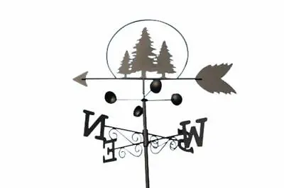 TREES Steel Weathervane With Ground Spike And Wall Fixing • £24.99