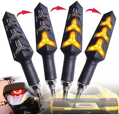 For Kawasaki Ninja 250 300 400 4X Motorcycle LED Turn Signals Blinker Lights HG • $29.11