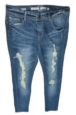Mossimo Jeans Distressed Skinny Size 9 Read • $9.74