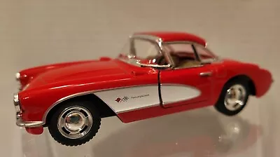 Kinsmart 1957 Chevrolet Corvette Chevy Toy Car 1:34 Red Pull Back Car Brand New  • $6.50