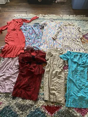 Vintage Lot Womens Clothing 8 Pieces For Resale!  70s 80s 90s • $75
