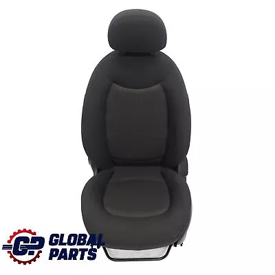 Mini Cooper One R60 Countryman Front Left N/S Cloth Fabric Seat Panther Black • £129.99