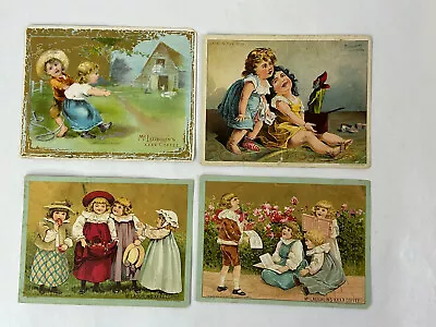 Lot Of 4 McLAUGHLINS XXXX COFFEE Victorian Trade Cards 1890s Children Babies • $22.88