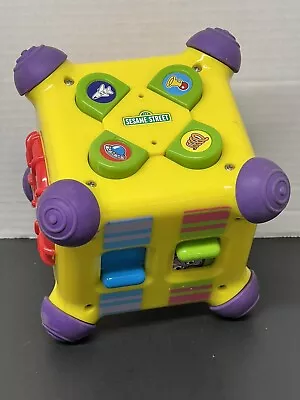VTG 2001 Sesame Street Silly Sounds Musical Electronic Learning Activity Cube • $19.95