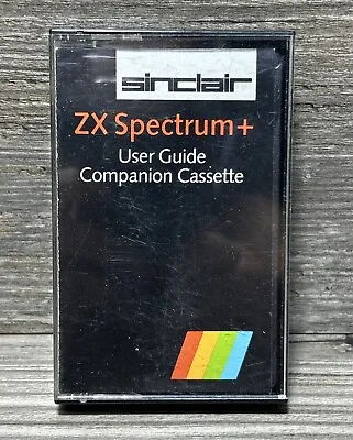 Vintage User Guide Companion Cassette For Sinclair ZX Spectrum 48k Computer • $34.95