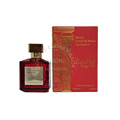 Fragrance World Barakkat Rouge 540 Extrait De Parfum 3.4 Oz Unisex Spray • $22.56