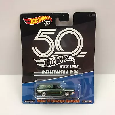 Hot Wheels Custom '69 VW Squareback Dark Green New Condition In Package • $15.97