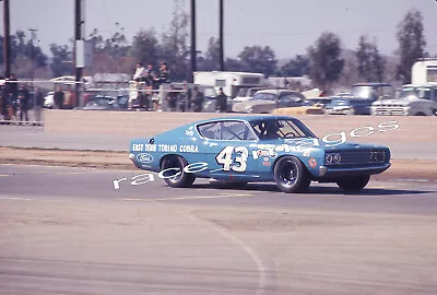 1969 NASCAR -- Richard Petty #43 FORD TORINO COBRA -- 35mm RACING SLIDE  #763 • $49.99