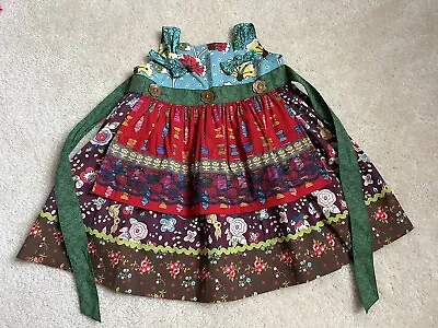 Matilda Jane Crafty Knot Apron Dress Size 2 Years NWT • $39.99