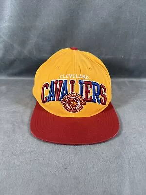 Mitchell & Ness Cleveland Cavaliers Cavs Yellow Basketball Hat Headwear Y2K • $19