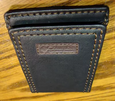 Columbia Men's Slim Wallet Card Holder~Brown~Stitched~RFID~Magnetic Closure  905 • $17.09