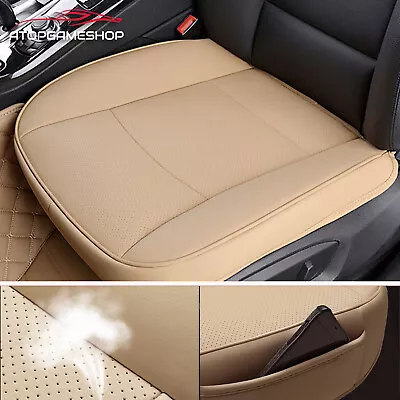 Car Front Seat Cover Full Surround Breathable PU Leather Pad Auto Cushion Mats • $19.99