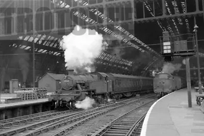 35mm Negative BR British Railways Steam Loco 40160 Class 3MT St Pancras 1959 • £4.39