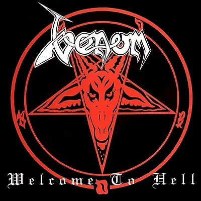 VENOM Welcome To Hell ALTERNATE BANNER 2x2 Ft Fabric Poster Flag Album Cover Art • $19.95