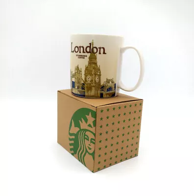 Rare 16oz 2013 London City Coffee Mug Cup New Gift Global Icon Collector Series • £28.99