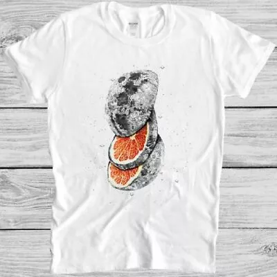 Lunar Fruit T Shirt Planet Sci Fi Science Fiction Space Cosmic Galaxy Tee M16 • £6.35