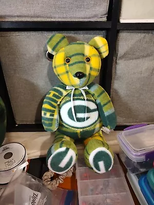 Handmade Green Packers Memory Bear Plush • $0.99