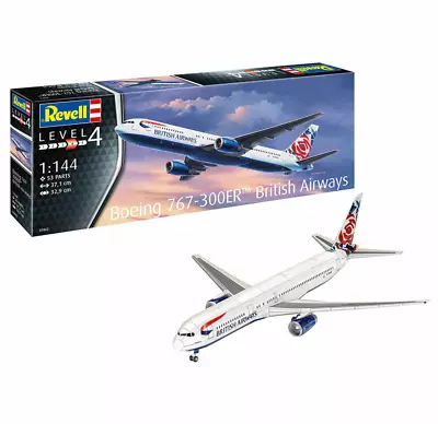 £31.49 • Buy Revell R03862 Boeing 767-300R BA Chelsea Rose 1/144 Scale Brand New