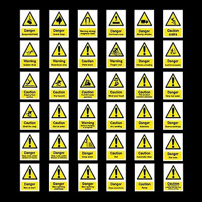 Mind Head / Step / Hot / Ramp / Trip Hazard / Stairs - Plastic Sign Sticker • £1.99