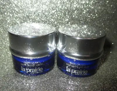 2 X La Prairie Skin Caviar Luxe Sleep Mask .17 Oz / 5 Ml - Deluxe Size SEALED • $40.50