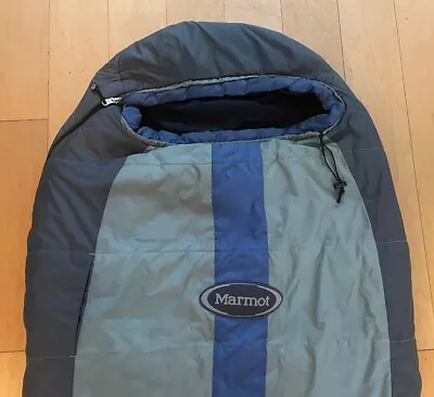 Marmot Aspen 20 Degree F Mummy Sleeping Bag Fits 7 Foot Synthetic • $50