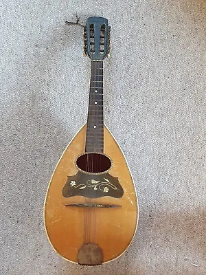 Nice Old  MANDOLIN With Floral Inlays • $129