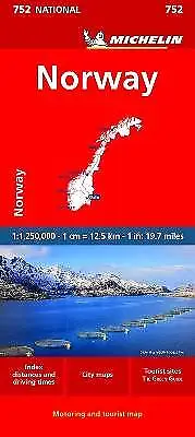 Norway - Michelin National Map 752 Michelin • £7.30