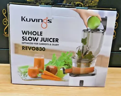 Kuving Whole Slow Juicer REVO830W  WHITE • $449.95