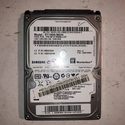 £17 • Buy Hard Drive   SATA Internal - 1000 GB - Read Description Please