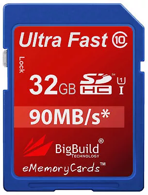 32GB Memory Card For Panasonic Lumix DMC-TZ30 Camera | Class 10 SD SDHC New • £12.95