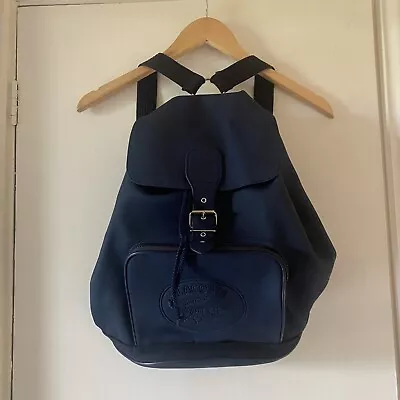Lacoste Navy Blue Backpack Unisex Travel Bag Classic Timeless Design • £25