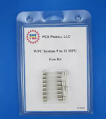 1987 Williams F-14 Tomcat Pinball Machine Fuse Kit - System 11A (10 Fuses) • $25.70