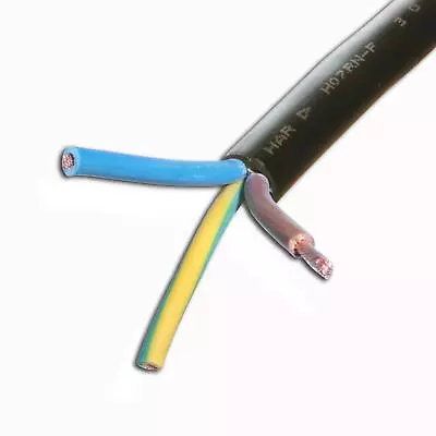 H07RN-F Tough Rubber Mains Cable. Outdoor Events. 240v Mains • £11.84