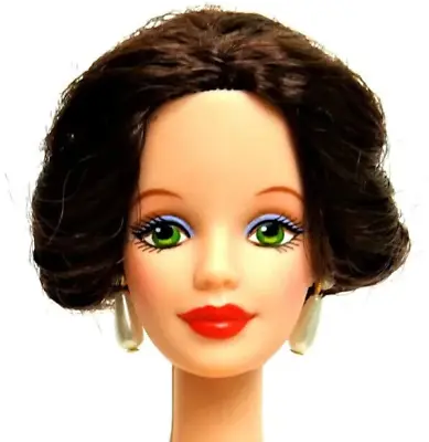 Nude Barbie Doll Hallmark Holiday Voyage Brunette Hair Green Eyes Mackie Face • $17