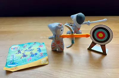 McDonald's Happy Meal London Olympics 2012 Mascots Archer & Fencer • £5