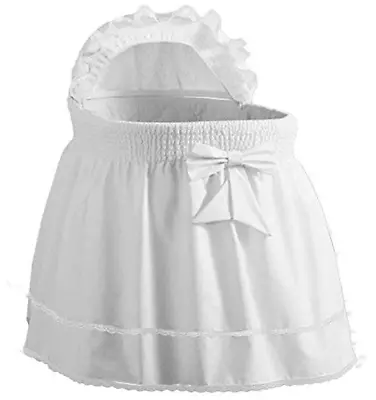 Precious Bassinet Skirt & Hood Color: White - Size: 17Inch X 31Inch • $146.35